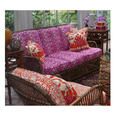 Vintage wicker settee deals