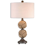 Woven Rope Spheres Table Lamp