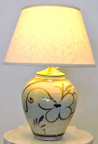 Hand-Crafted Ceramic Lamp
