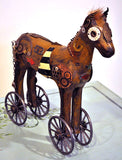 Folk Art Tin Horse